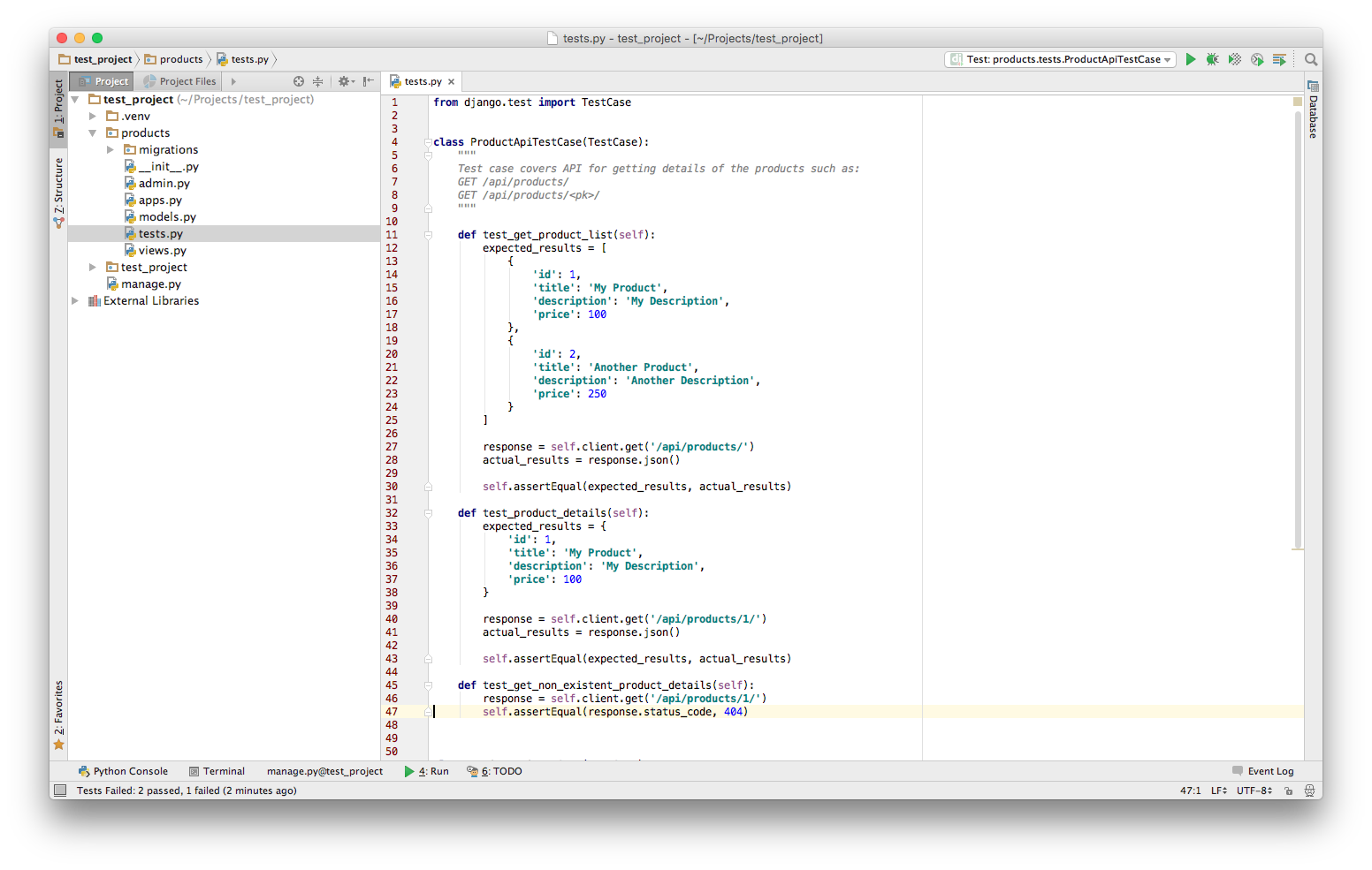 Test Driven Development With Python & Django using PyCharm Β· AnvilEight ...